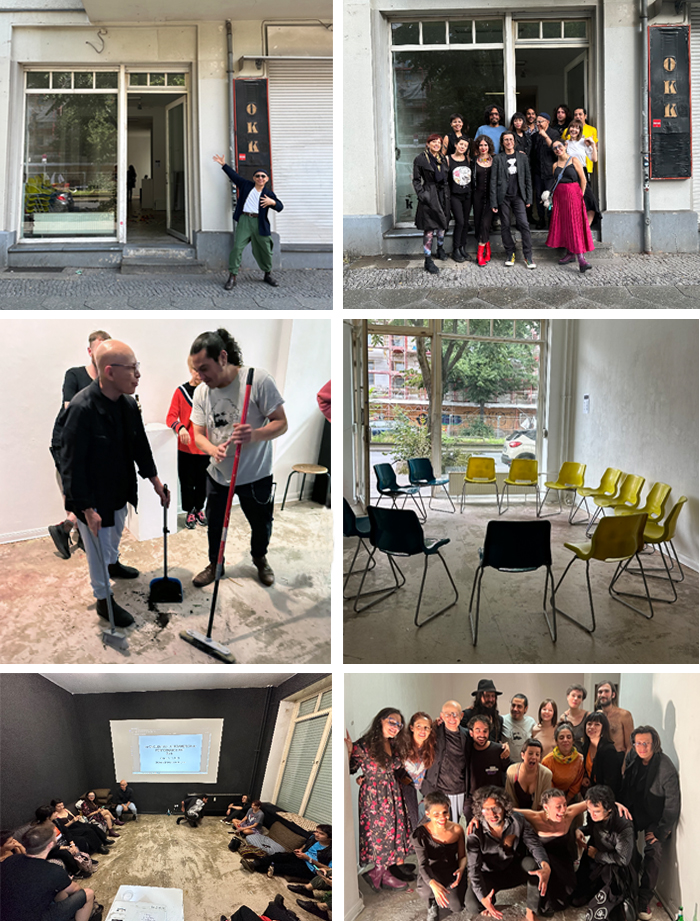 Hector Canonge organized and curated the First Latin American Performance Art Festival in Berlin at Organ Kritischer Kunst in 2023.