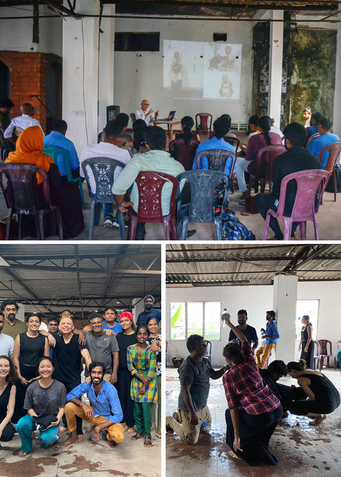 Hector Canonge, guest artist, Conference and Workshop, Theerta Bienial, Colombo, Sri Lanka, 2022